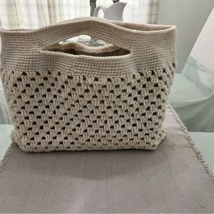 Hand crochet bag